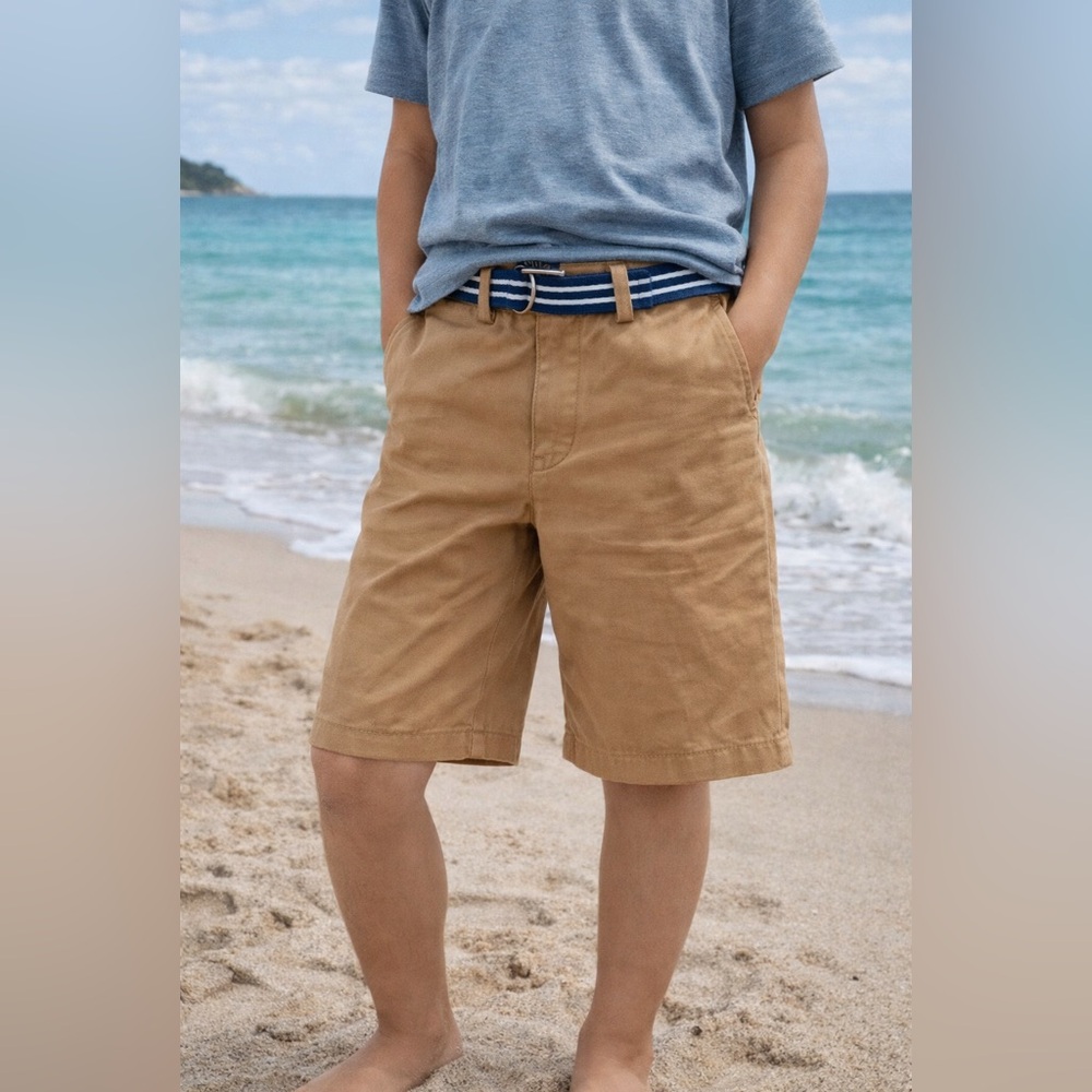 NWOT Polo by Ralph Lauren Boys Size 7 Tan Shorts